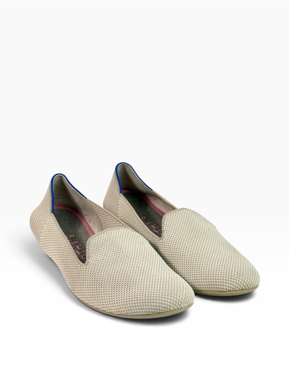 Rothys The Flat Round Toe Tan Women's size 8